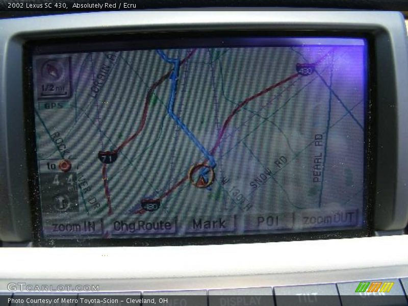 Absolutely Red / Ecru 2002 Lexus SC 430