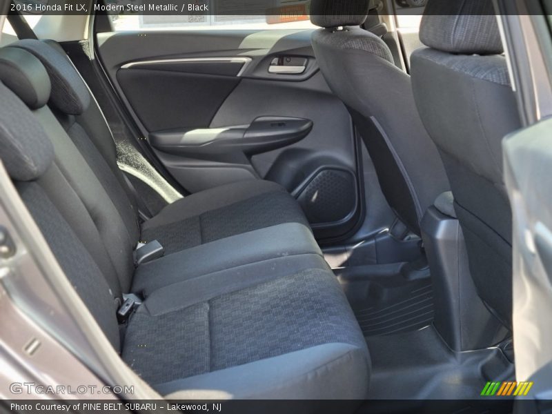 Modern Steel Metallic / Black 2016 Honda Fit LX