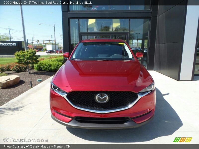 Soul Red Crystal Metallic / Black 2021 Mazda CX-5 Touring