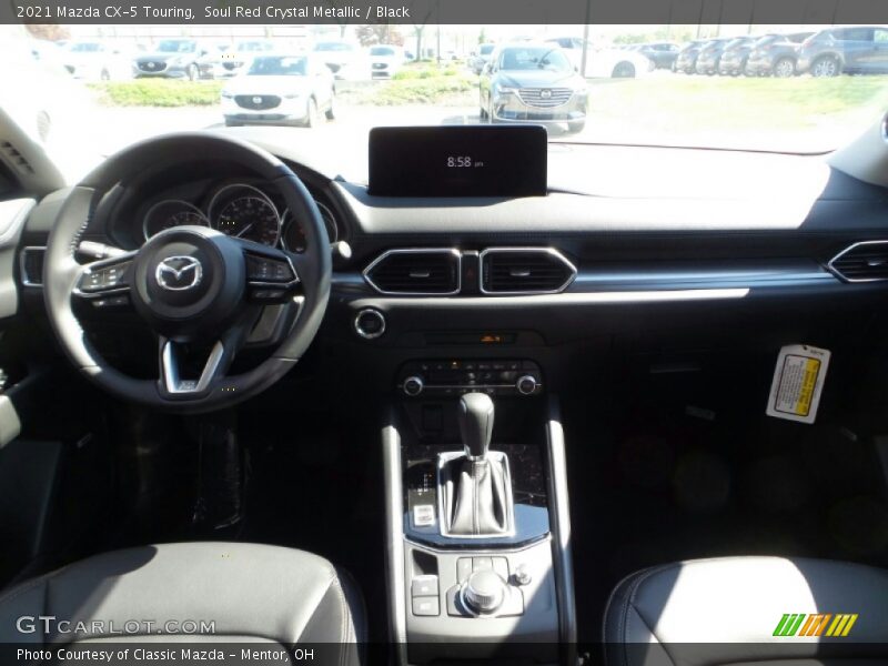 Soul Red Crystal Metallic / Black 2021 Mazda CX-5 Touring