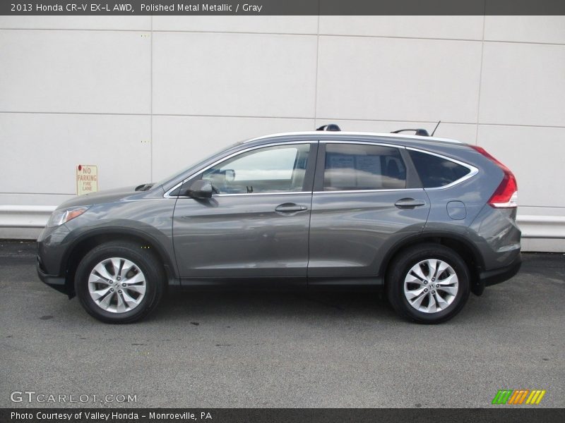 Polished Metal Metallic / Gray 2013 Honda CR-V EX-L AWD