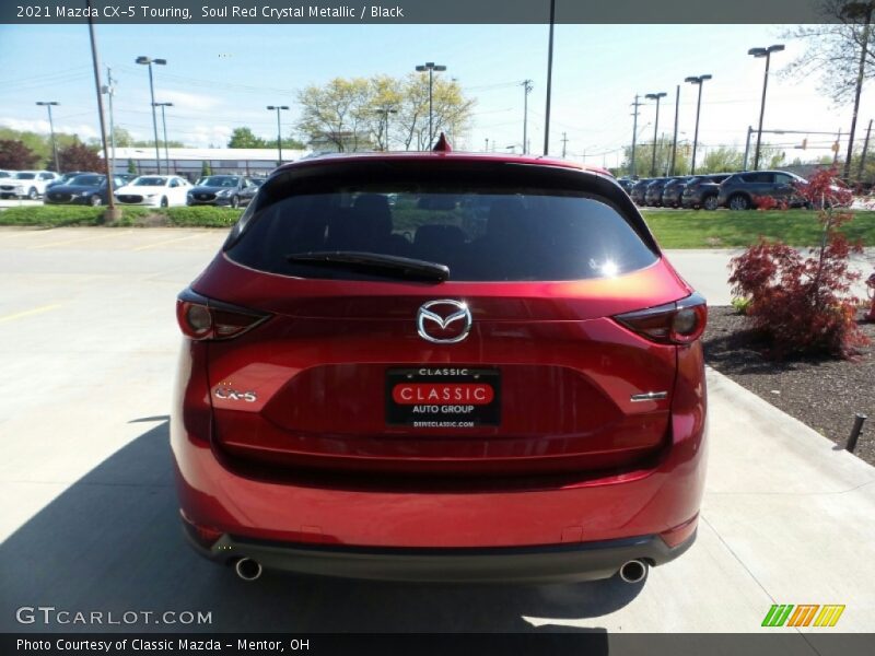 Soul Red Crystal Metallic / Black 2021 Mazda CX-5 Touring