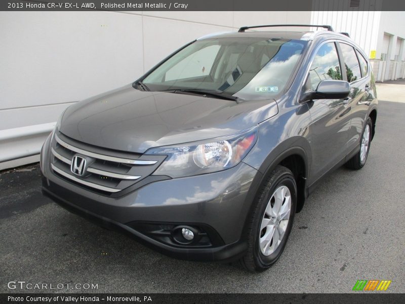 Polished Metal Metallic / Gray 2013 Honda CR-V EX-L AWD