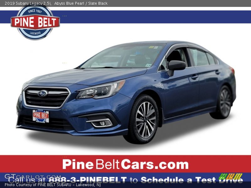 Abyss Blue Pearl / Slate Black 2019 Subaru Legacy 2.5i