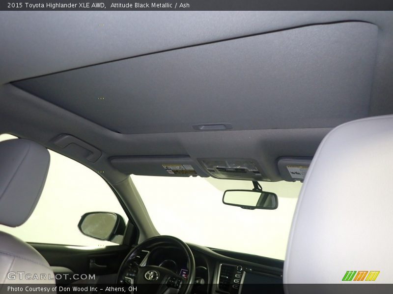 Attitude Black Metallic / Ash 2015 Toyota Highlander XLE AWD