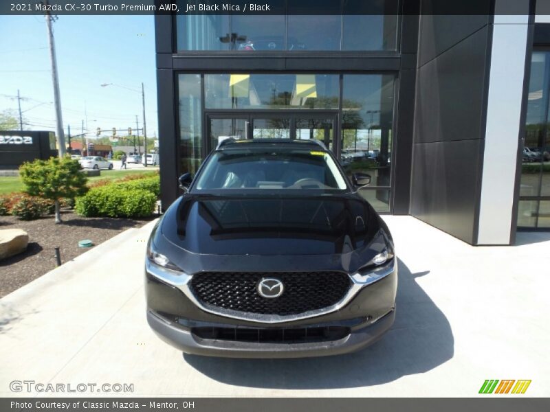 Jet Black Mica / Black 2021 Mazda CX-30 Turbo Premium AWD