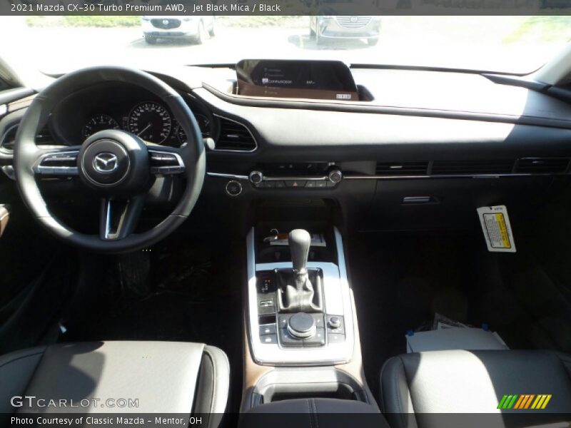 Jet Black Mica / Black 2021 Mazda CX-30 Turbo Premium AWD