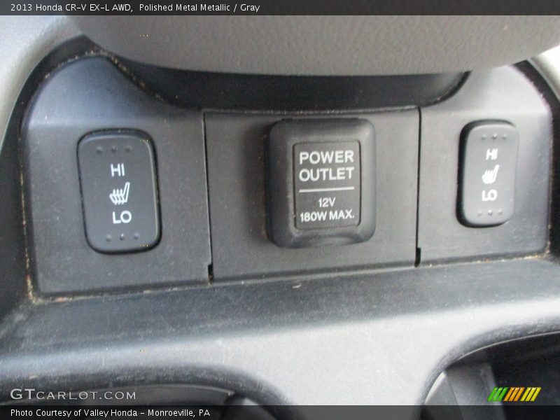 Polished Metal Metallic / Gray 2013 Honda CR-V EX-L AWD