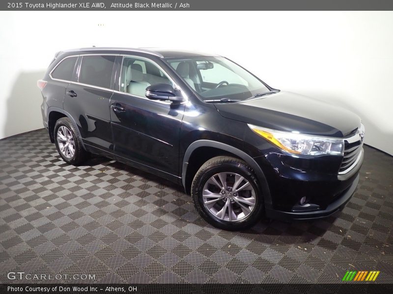 Attitude Black Metallic / Ash 2015 Toyota Highlander XLE AWD
