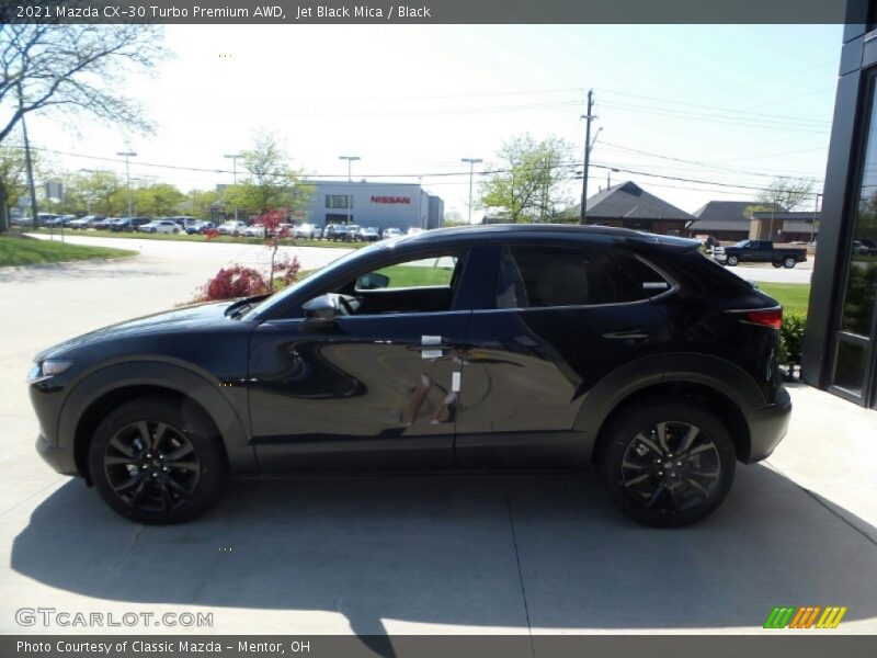 Jet Black Mica / Black 2021 Mazda CX-30 Turbo Premium AWD