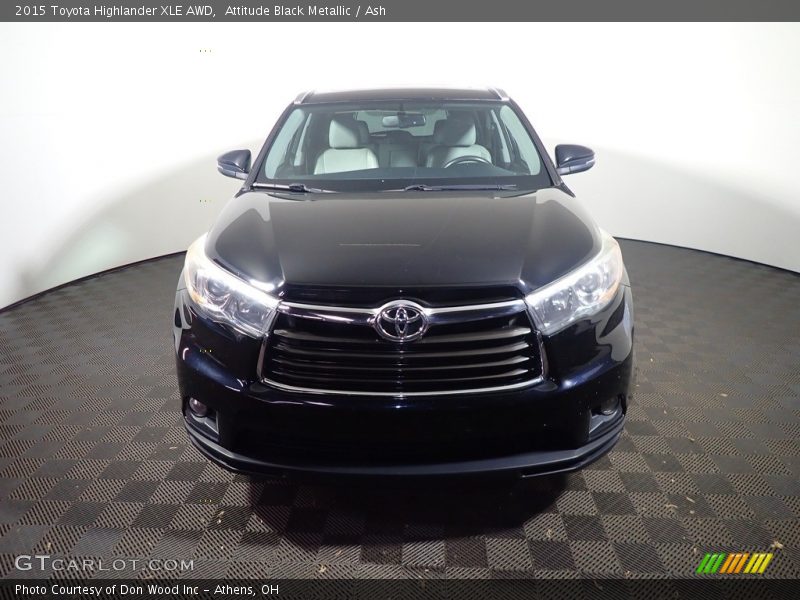 Attitude Black Metallic / Ash 2015 Toyota Highlander XLE AWD