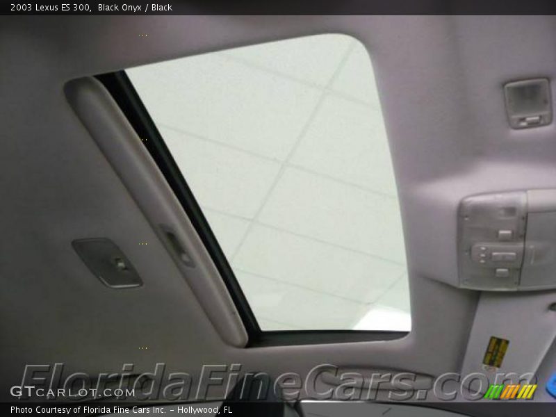 Black Onyx / Black 2003 Lexus ES 300