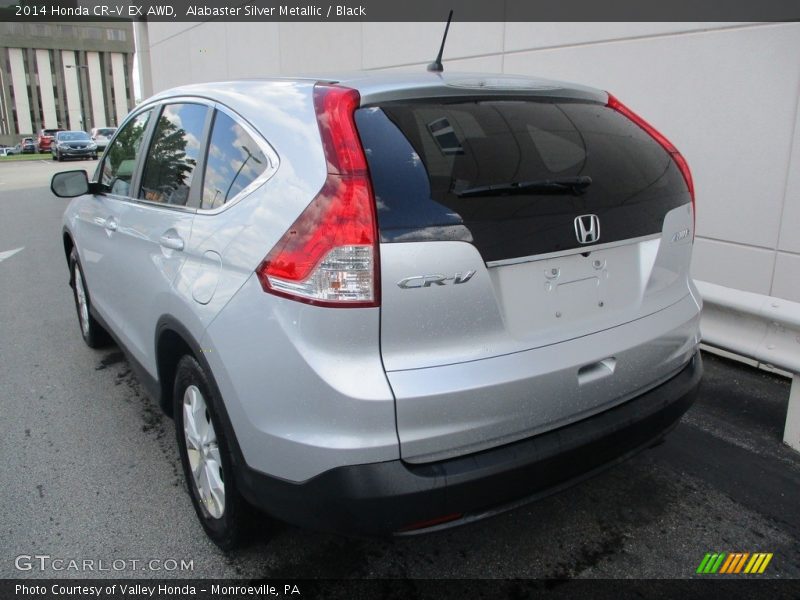 Alabaster Silver Metallic / Black 2014 Honda CR-V EX AWD