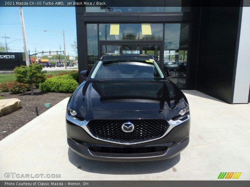 Jet Black Mica / Black 2021 Mazda CX-30 Turbo AWD