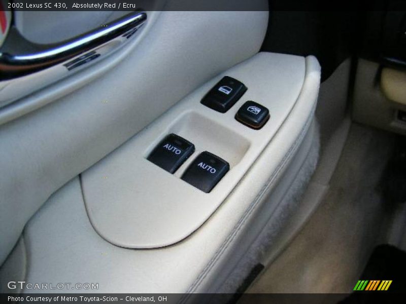 Absolutely Red / Ecru 2002 Lexus SC 430