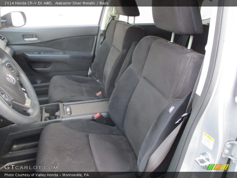 Alabaster Silver Metallic / Black 2014 Honda CR-V EX AWD
