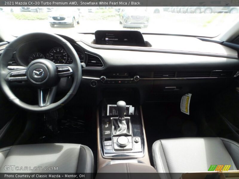 Snowflake White Pearl Mica / Black 2021 Mazda CX-30 Turbo Premium AWD