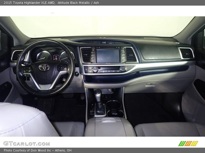 Attitude Black Metallic / Ash 2015 Toyota Highlander XLE AWD