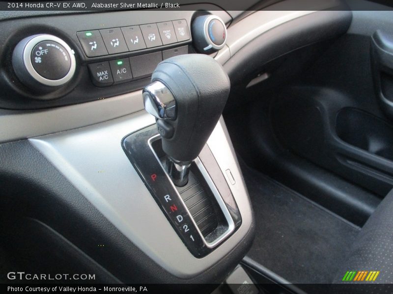 Alabaster Silver Metallic / Black 2014 Honda CR-V EX AWD