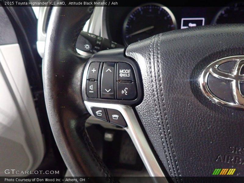 Attitude Black Metallic / Ash 2015 Toyota Highlander XLE AWD