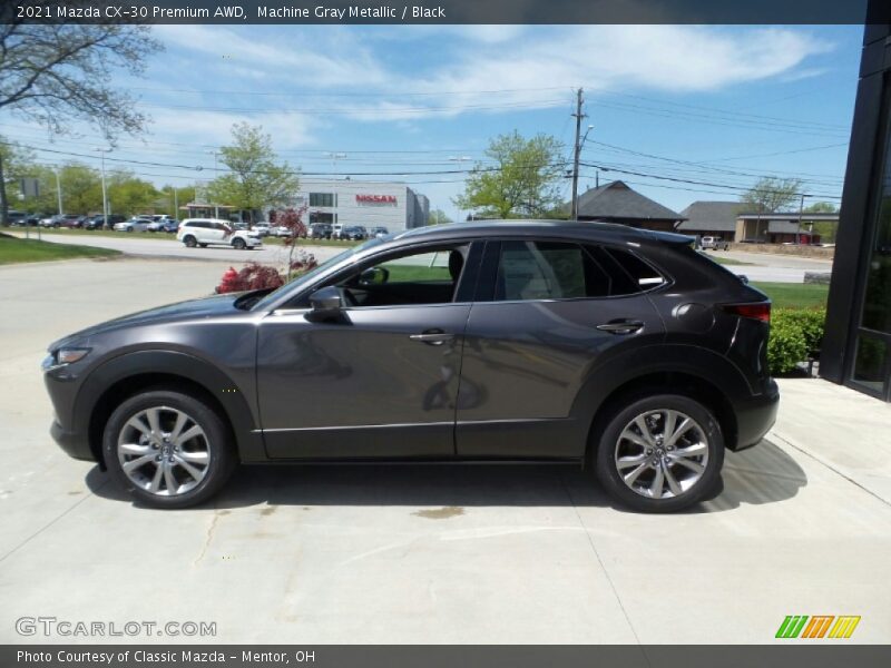 Machine Gray Metallic / Black 2021 Mazda CX-30 Premium AWD