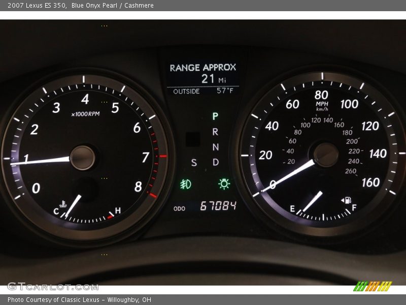 Blue Onyx Pearl / Cashmere 2007 Lexus ES 350