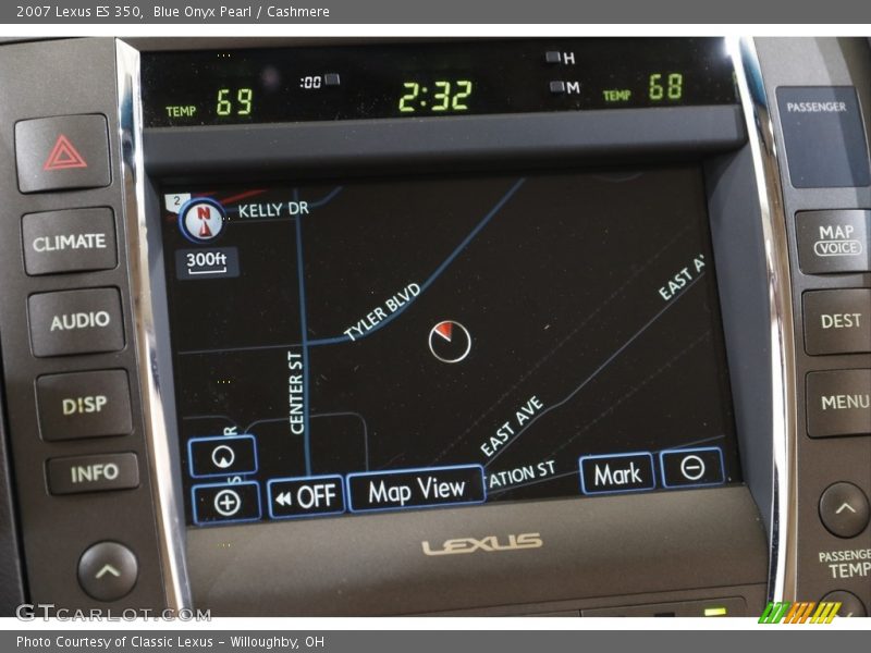 Blue Onyx Pearl / Cashmere 2007 Lexus ES 350