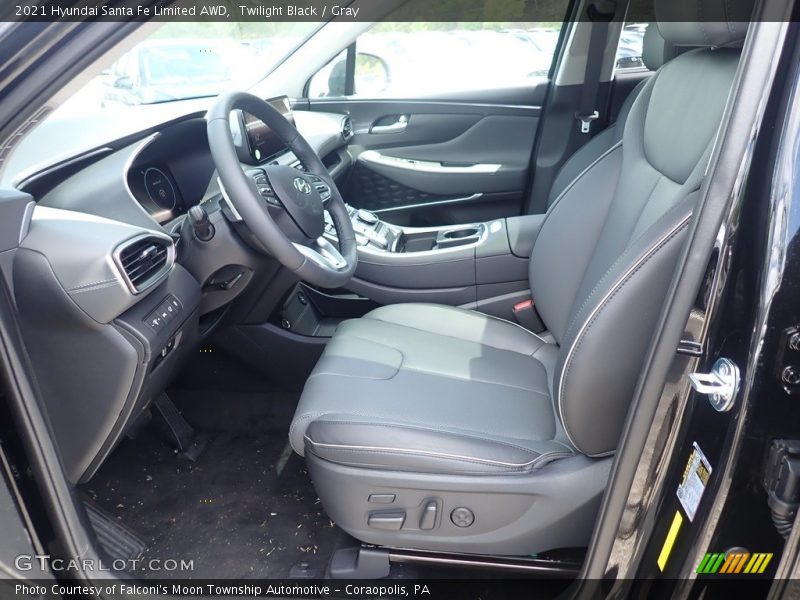 Twilight Black / Gray 2021 Hyundai Santa Fe Limited AWD