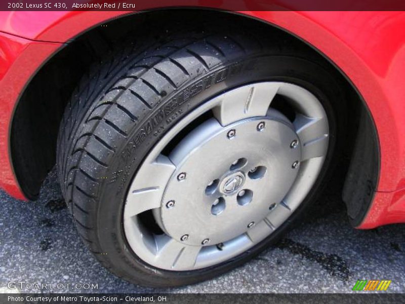 Absolutely Red / Ecru 2002 Lexus SC 430