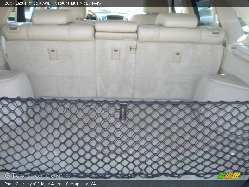 Neptune Blue Mica / Ivory 2007 Lexus RX 350 AWD