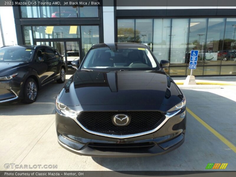 Jet Black Mica / Black 2021 Mazda CX-5 Touring AWD