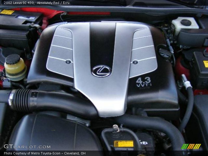 Absolutely Red / Ecru 2002 Lexus SC 430