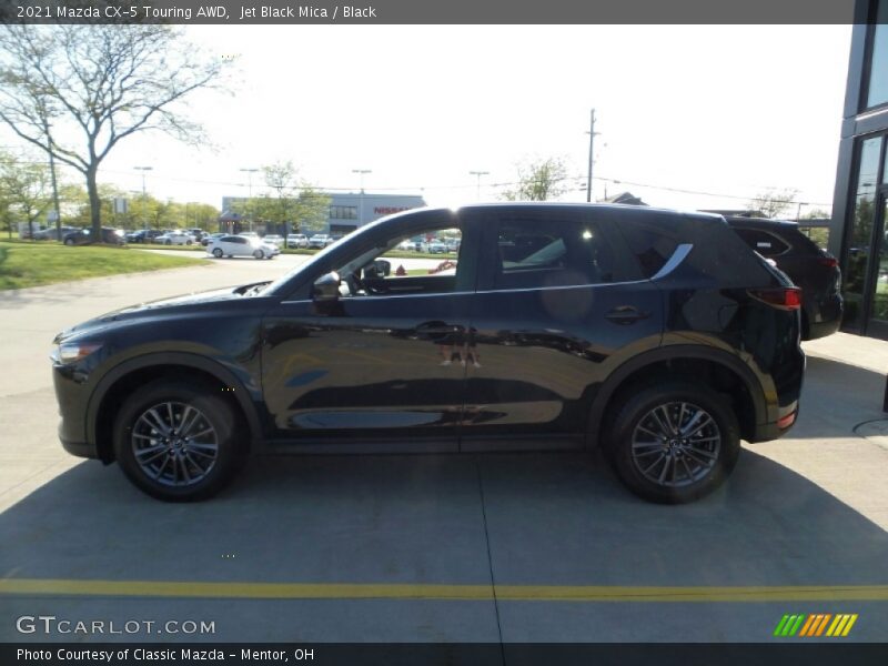 Jet Black Mica / Black 2021 Mazda CX-5 Touring AWD