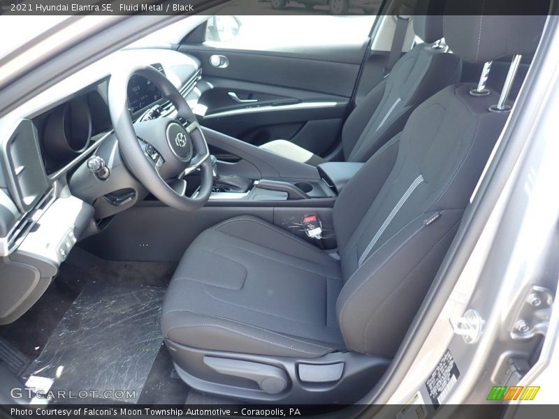 Fluid Metal / Black 2021 Hyundai Elantra SE