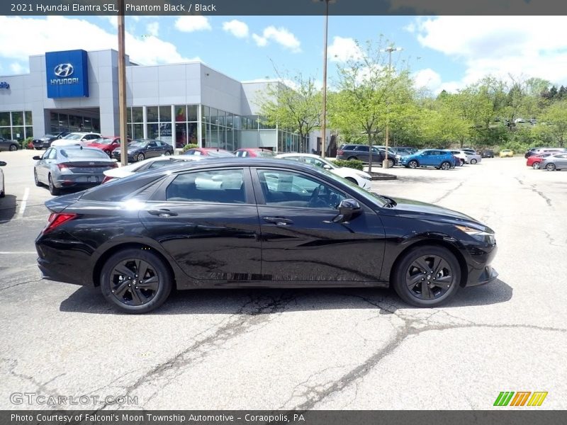 Phantom Black / Black 2021 Hyundai Elantra SEL