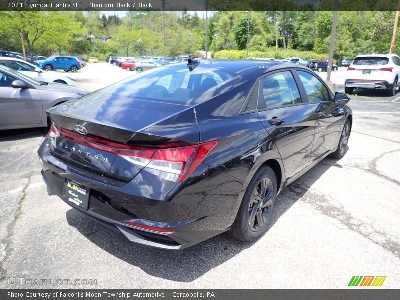 Phantom Black / Black 2021 Hyundai Elantra SEL