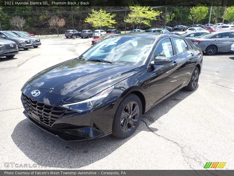 Phantom Black / Black 2021 Hyundai Elantra SEL
