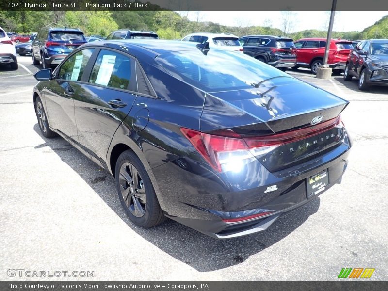 Phantom Black / Black 2021 Hyundai Elantra SEL