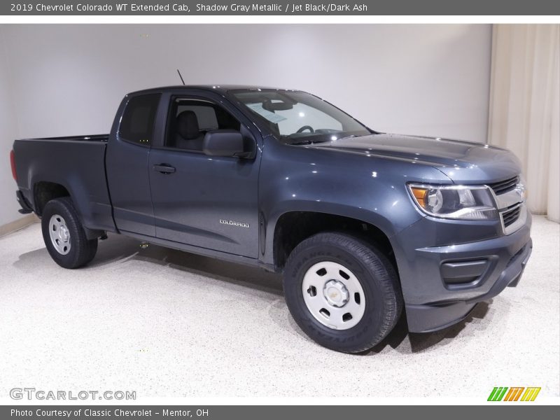 Shadow Gray Metallic / Jet Black/Dark Ash 2019 Chevrolet Colorado WT Extended Cab