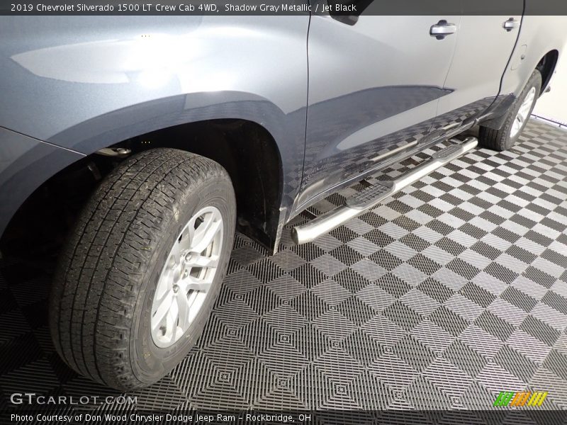 Shadow Gray Metallic / Jet Black 2019 Chevrolet Silverado 1500 LT Crew Cab 4WD