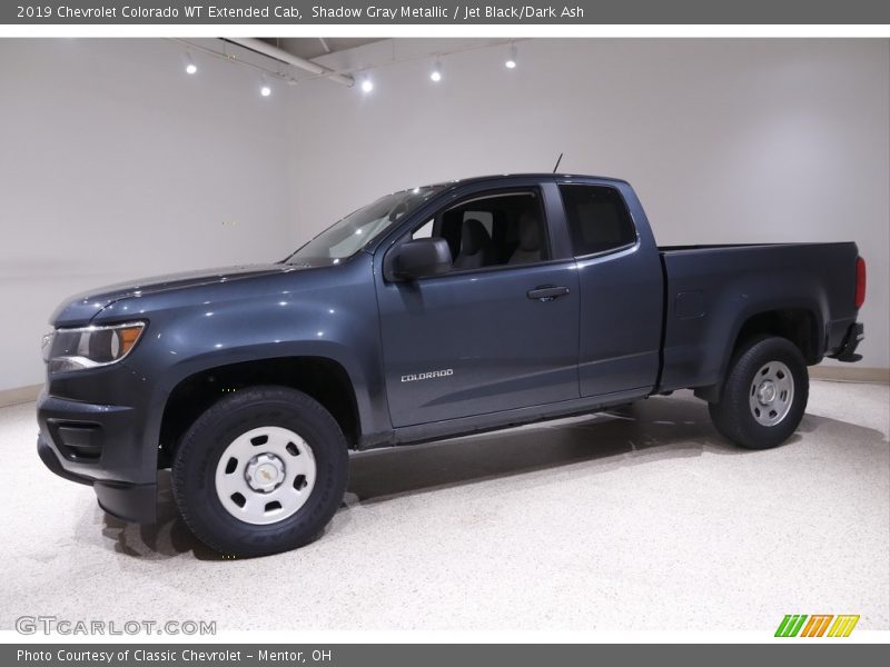 Shadow Gray Metallic / Jet Black/Dark Ash 2019 Chevrolet Colorado WT Extended Cab