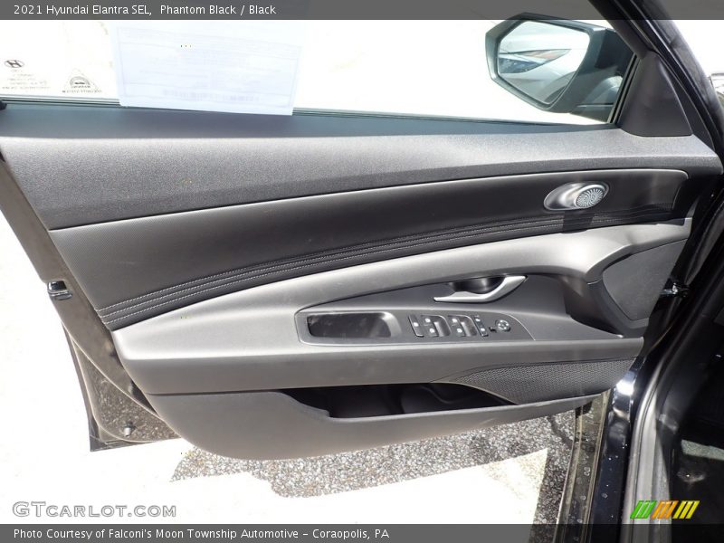 Phantom Black / Black 2021 Hyundai Elantra SEL