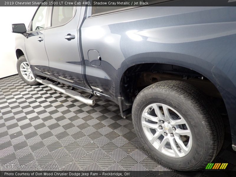 Shadow Gray Metallic / Jet Black 2019 Chevrolet Silverado 1500 LT Crew Cab 4WD