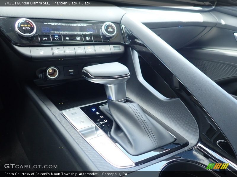 Phantom Black / Black 2021 Hyundai Elantra SEL