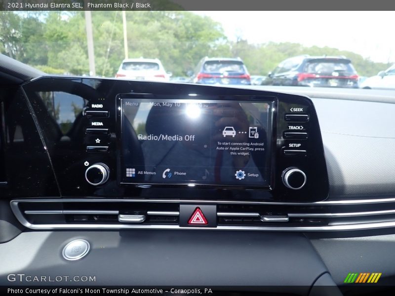 Phantom Black / Black 2021 Hyundai Elantra SEL