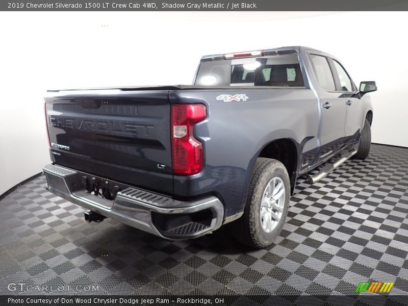Shadow Gray Metallic / Jet Black 2019 Chevrolet Silverado 1500 LT Crew Cab 4WD