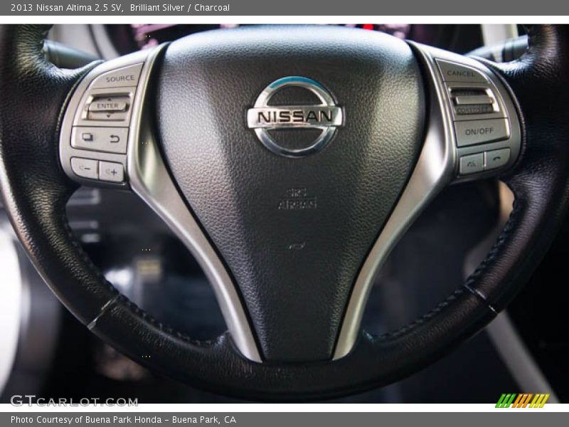 Brilliant Silver / Charcoal 2013 Nissan Altima 2.5 SV