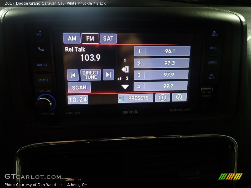 White Knuckle / Black 2017 Dodge Grand Caravan GT