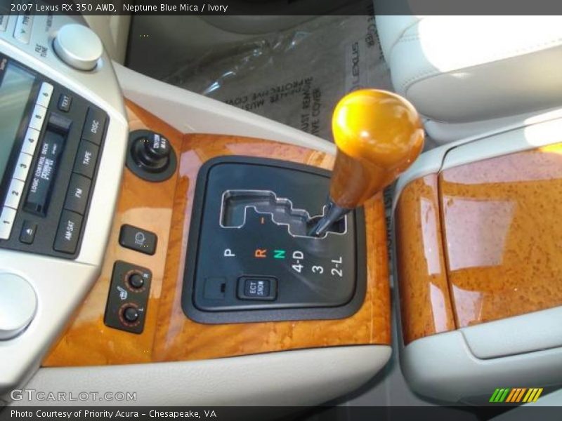 Neptune Blue Mica / Ivory 2007 Lexus RX 350 AWD