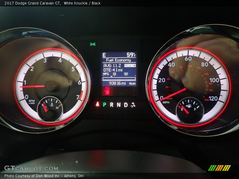 White Knuckle / Black 2017 Dodge Grand Caravan GT